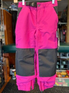 Kids Airblaster Boss Waterproof Winter Pants - Pink and Black - Small
